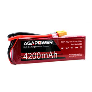 AGA POWER 4200mAh 11.1V 40C 3S1P