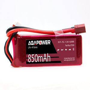 AGA POWER HV 850mAh 11.4V 75C 3S1P