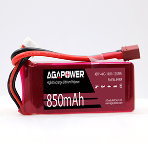 AGA POWER 850mAh 14.8V 40C 4S1P