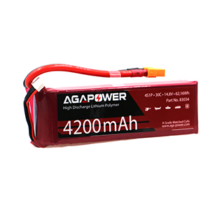 AGA POWER 4200mAh 14.8V 30C 4S1P 