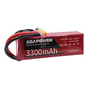 AGA POWER 3300mAh 22.2V 30C 6S1P 