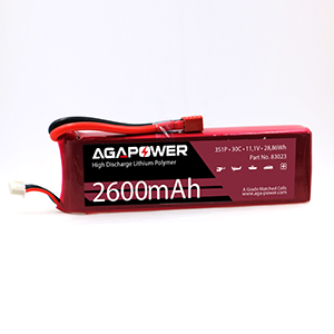 AGA POWER 2600mAh 11.1V 30C 3S1P 