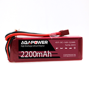 AGA POWER 2200mAh 14.8V 30C 4S1P 