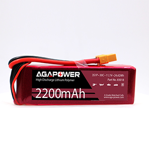 AGA POWER 2200mAh 11.1V 30C 3S1P 