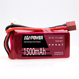 AGA POWER 1500mAh 11.1V 30C 3S1P 