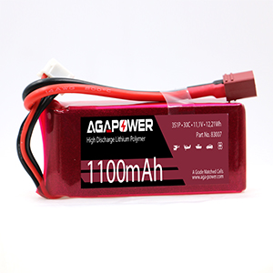 AGA POWER 1100mAh 11.1V 30C 3S1P