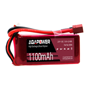 AGA POWER 1100mAh 7.4V 30C 2S1P