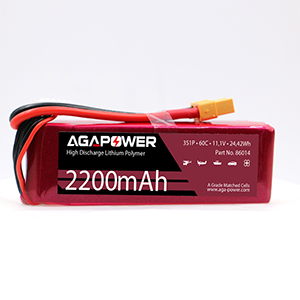 AGA POWER 2200mAh 11.1V 60C 3S1P