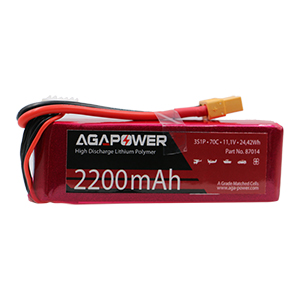 AGA POWER 2200mAh 11.1V 70C 3S1P