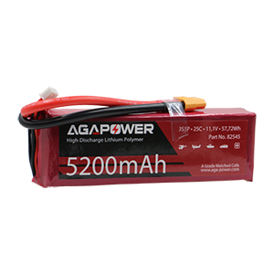 AGA POWER 5200mah 11.1V 25C 3S1P 