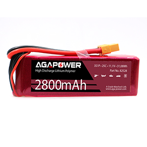 AGA POWER 2800mAh 11.1V 25C 3S1P 