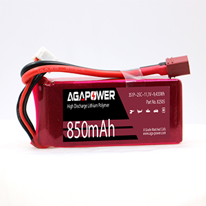 AGA POWER 850mAh 11.1V 25C 3S1P