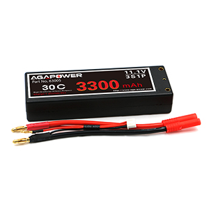 AGA POWER 3300mAh 11.1V 30C 3S1P 