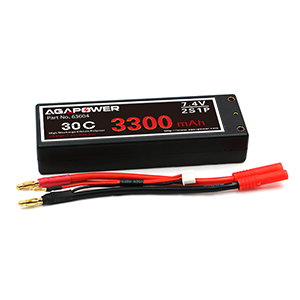 AGA POWER 3300mAh 7.4V 30C 2S1P 